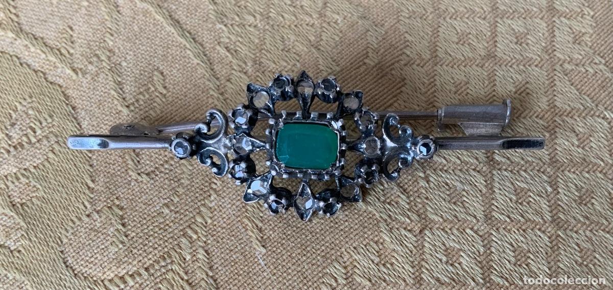 Joyeria: ANTIGUO BROCHE DE PLATA - Foto 2