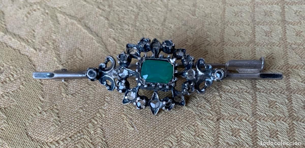Joyeria: ANTIGUO BROCHE DE PLATA - Foto 4