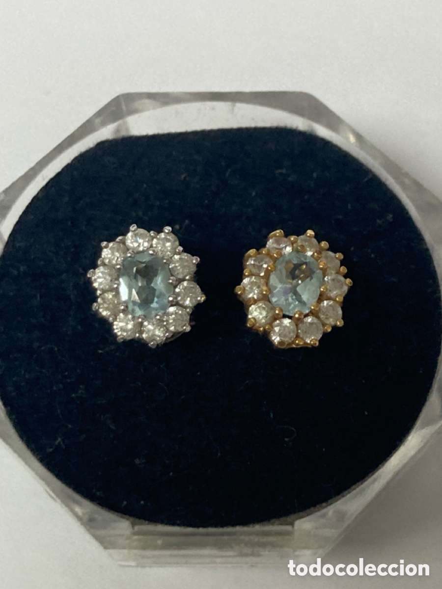 Gioielleria: Pendientes de plata bicolor/P54