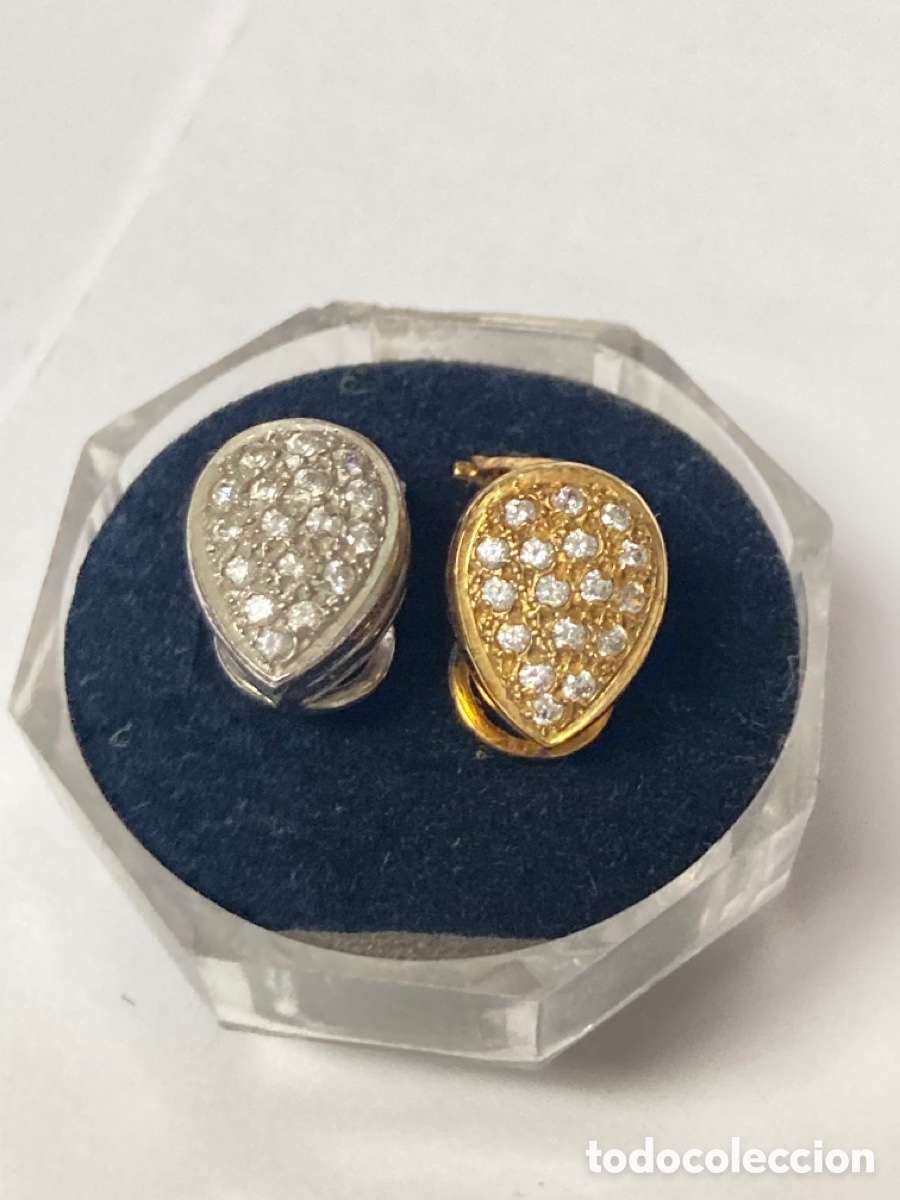 Gioielleria: Pendientes de plata bicolor/P54