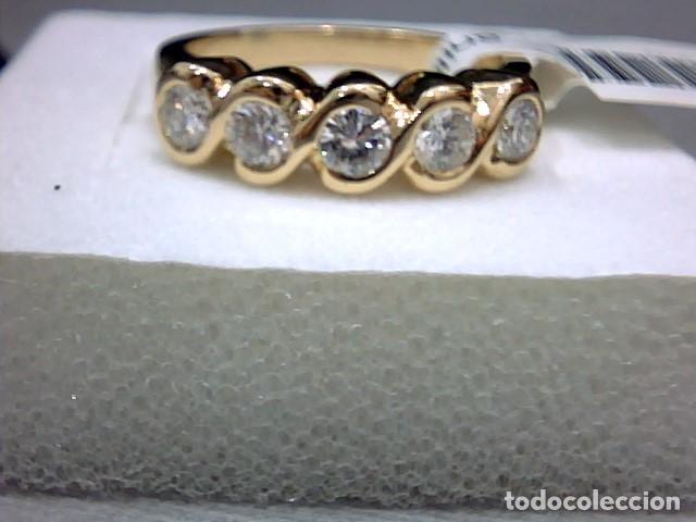 Joyeria: anillo oro 18 kts con diamantes - Foto 2