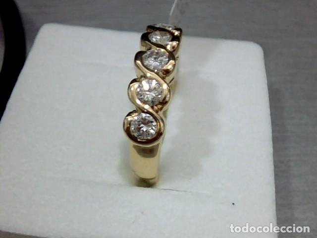 Joyeria: anillo oro 18 kts con diamantes - Foto 3