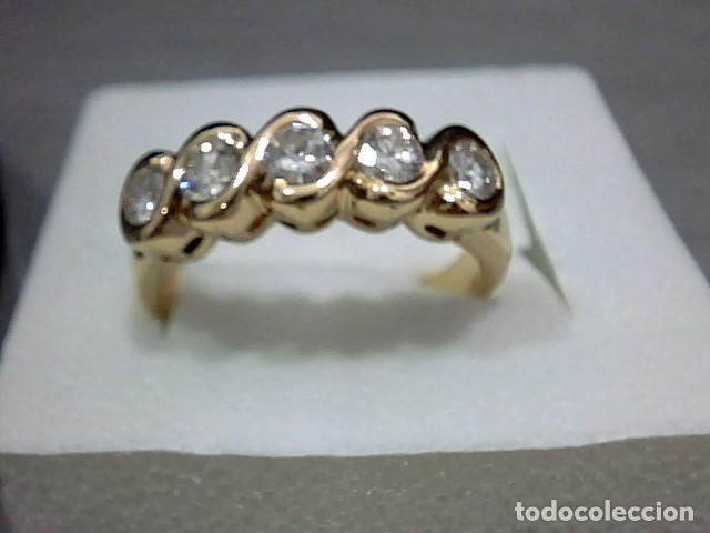 Joyeria: anillo oro 18 kts con diamantes - Foto 5