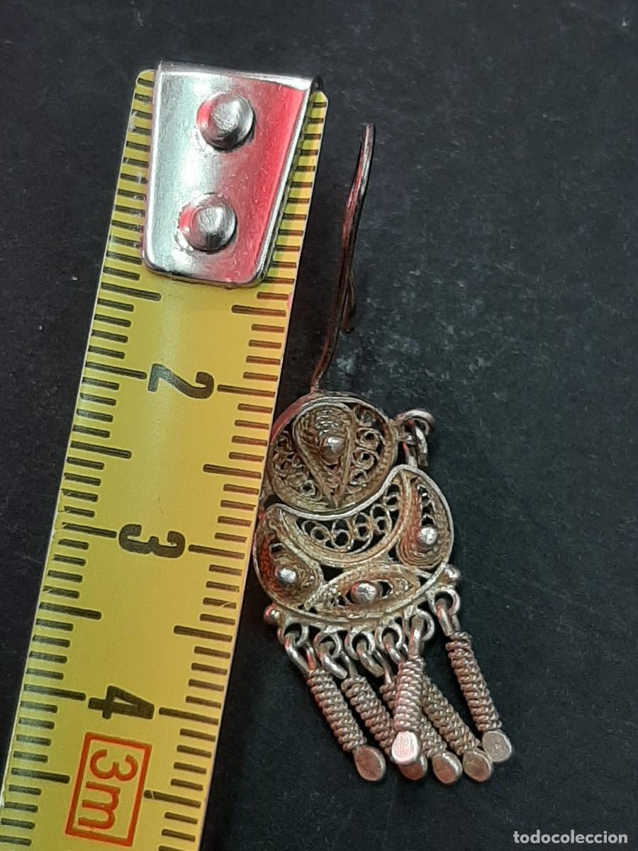 Joyeria: Pendientes de plata antiguos traje regionales - Foto 6