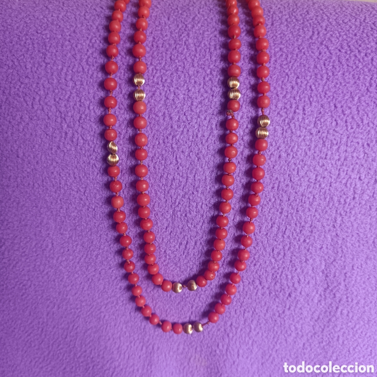 Joyeria: Collar de corales y oro 18K - Foto 2