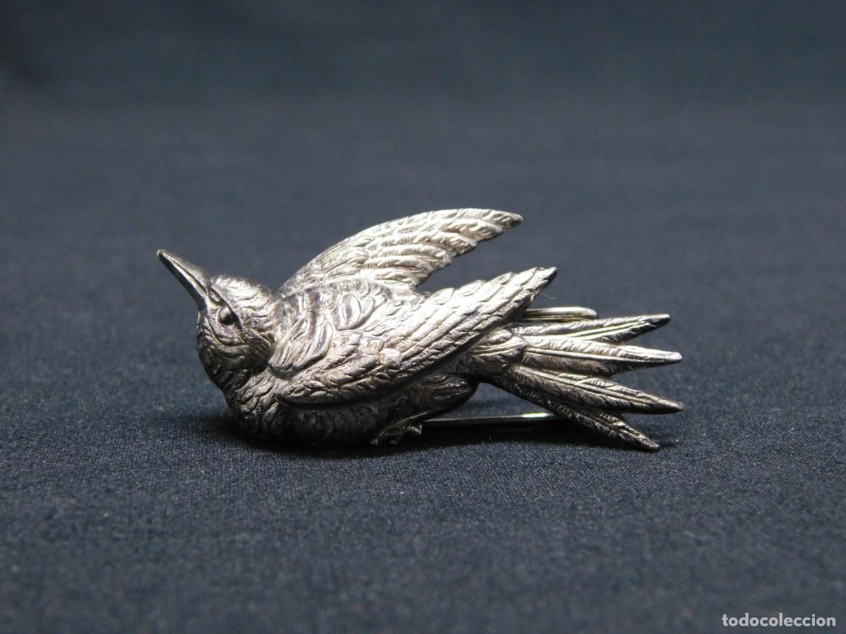 Joyeria: BROCHE AVE DE PLATA - Foto 1