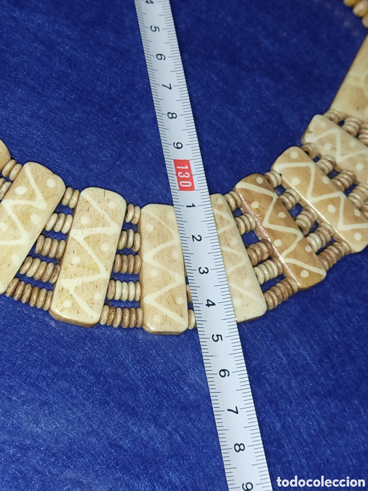 Joyeria: Collar de hueso.Vintage. - Foto 5