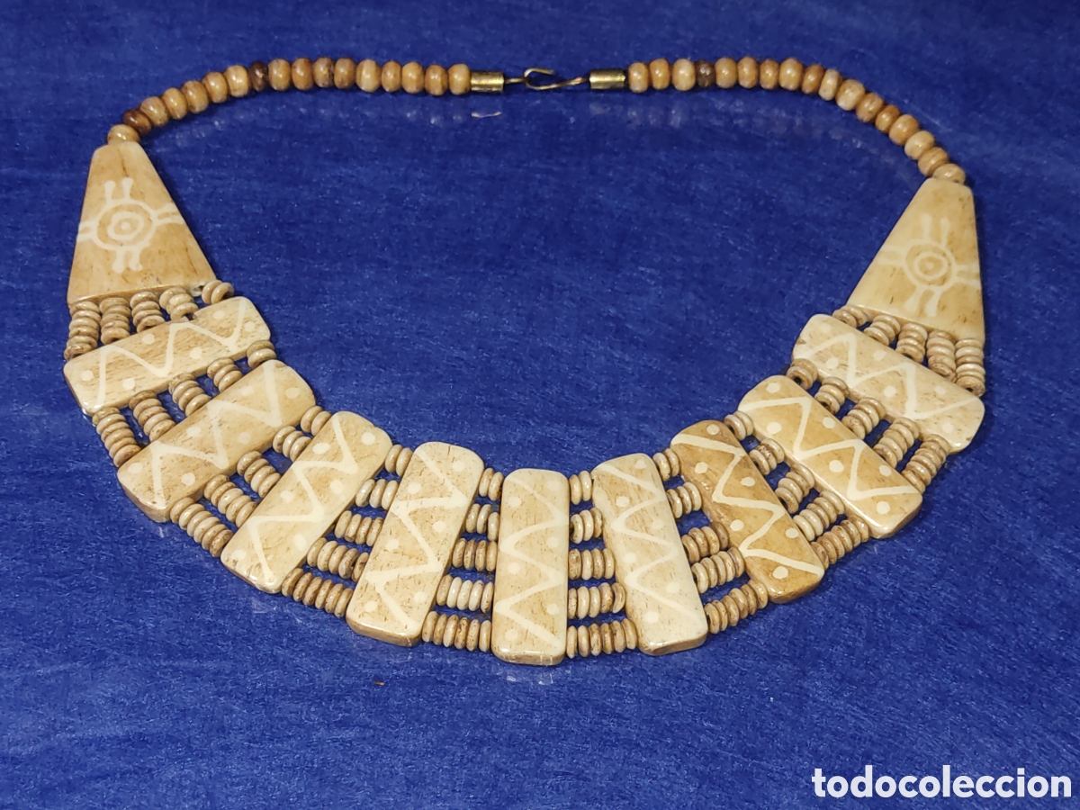 Joyeria: Collar de hueso.Vintage. - Foto 6