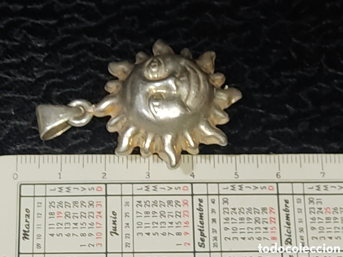 Joyeria: Hermoso colgante sol de plata contrastada 925. - Foto 5