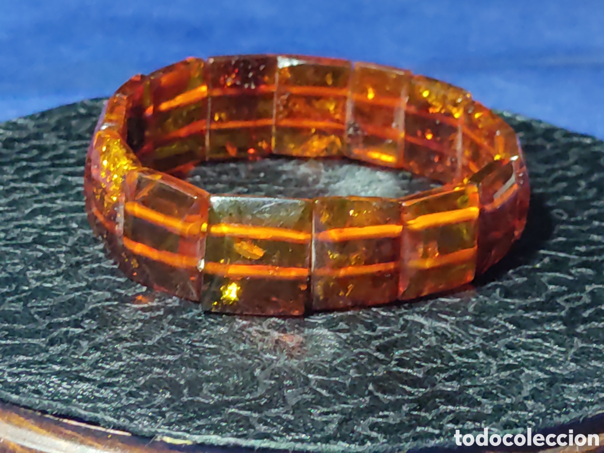 Joyeria: Pulsera de &aacute;mbar del B&aacute;ltico original.Vintage. - Foto 2