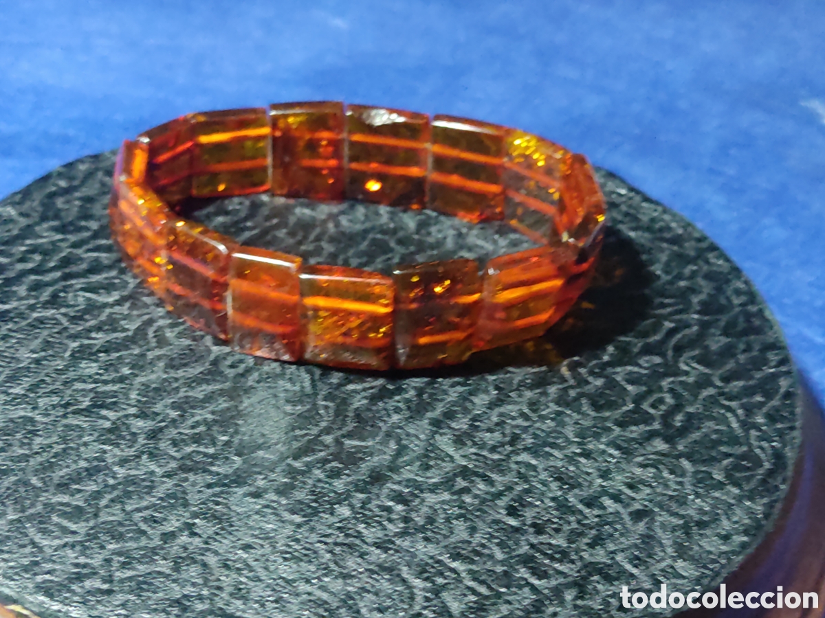 Joyeria: Pulsera de &aacute;mbar del B&aacute;ltico original.Vintage. - Foto 5