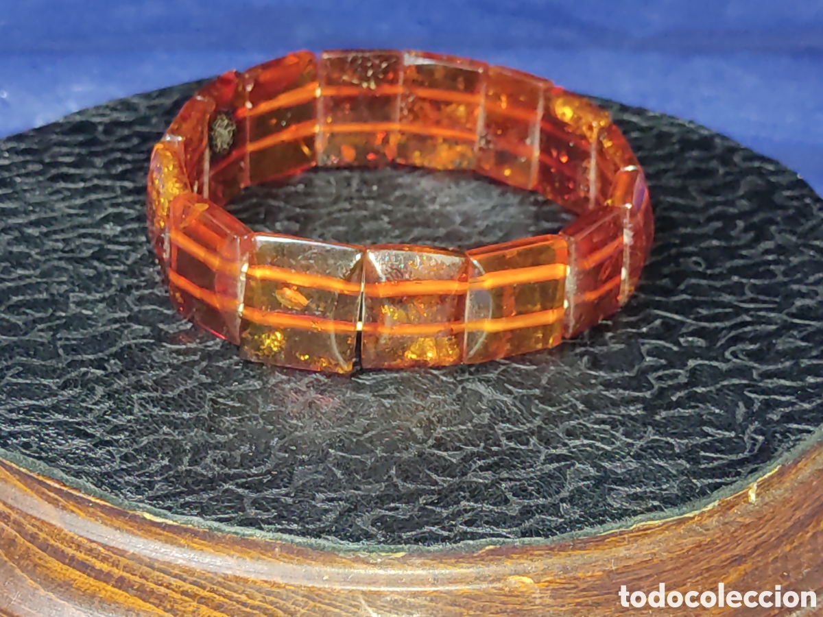 Joyeria: Pulsera de &aacute;mbar del B&aacute;ltico original.Vintage. - Foto 1