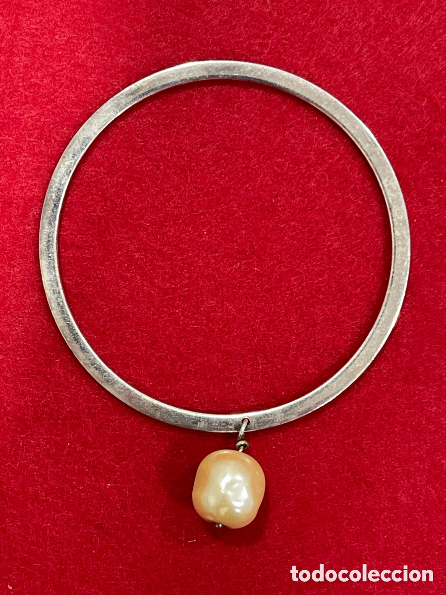 Joyeria: Pulsera en plata de ley y perla de la marca Furla. - Foto 1