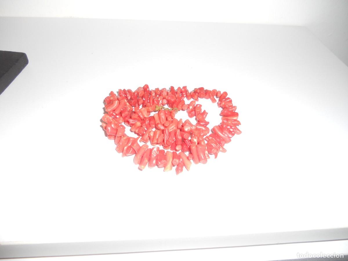Joyeria: ANTIGUO COLLAR DE CORAL ROJO - Foto 5