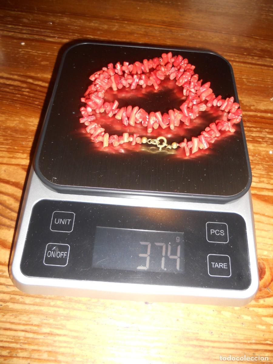 Joyeria: ANTIGUO COLLAR DE CORAL ROJO - Foto 6
