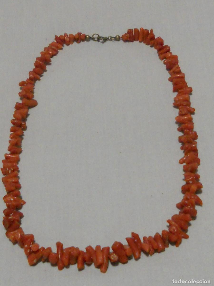 Joyeria: ANTIGUO COLLAR DE CORAL ROJO - Foto 7