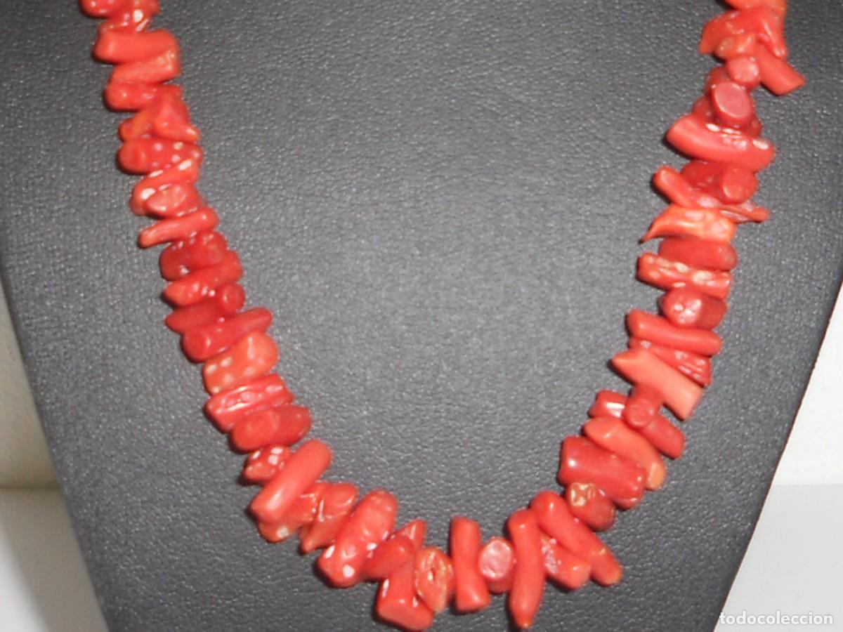 Joyeria: ANTIGUO COLLAR DE CORAL ROJO - Foto 9