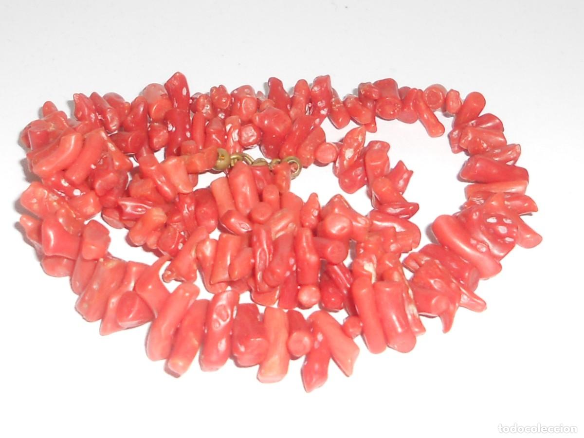 Joyeria: ANTIGUO COLLAR DE CORAL ROJO - Foto 11