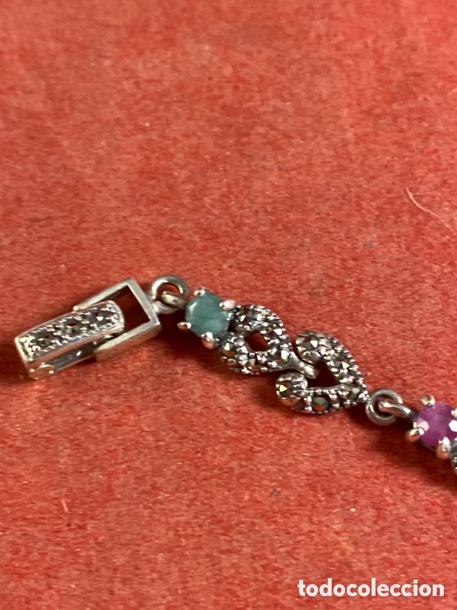 Joyeria: Pulsera de dise&ntilde;o antiguo en plata - Foto 2