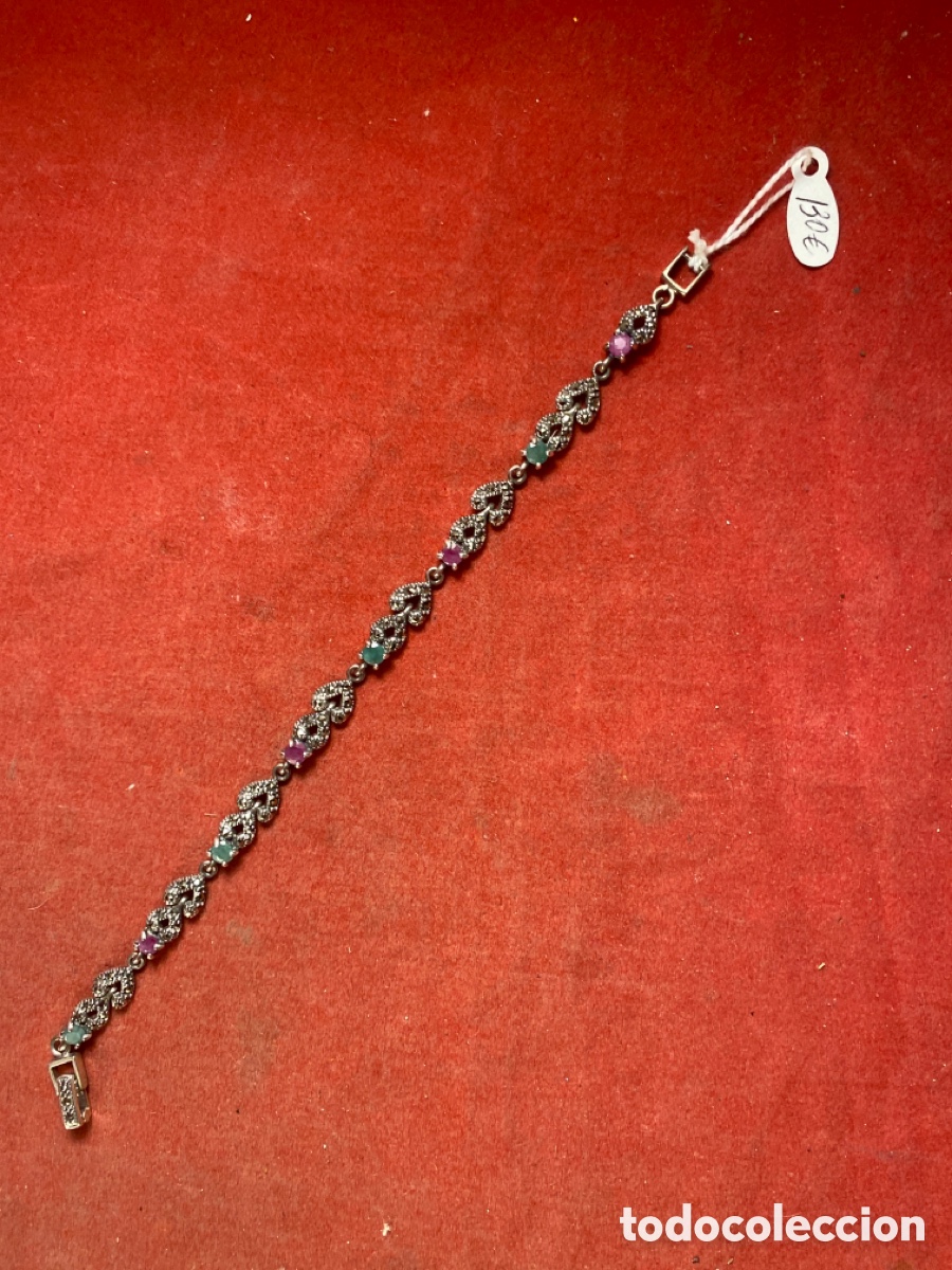 Joyeria: Pulsera de dise&ntilde;o antiguo en plata - Foto 1