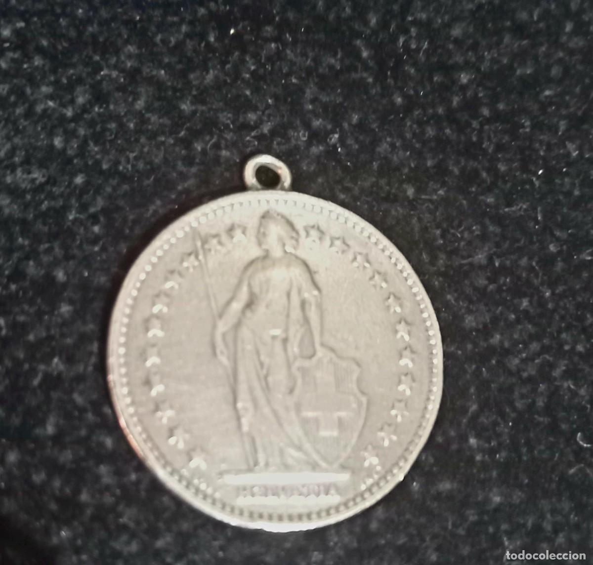 Joyeria: DOS FRANCOS SUIZOS.1921.PLATA . - Foto 1