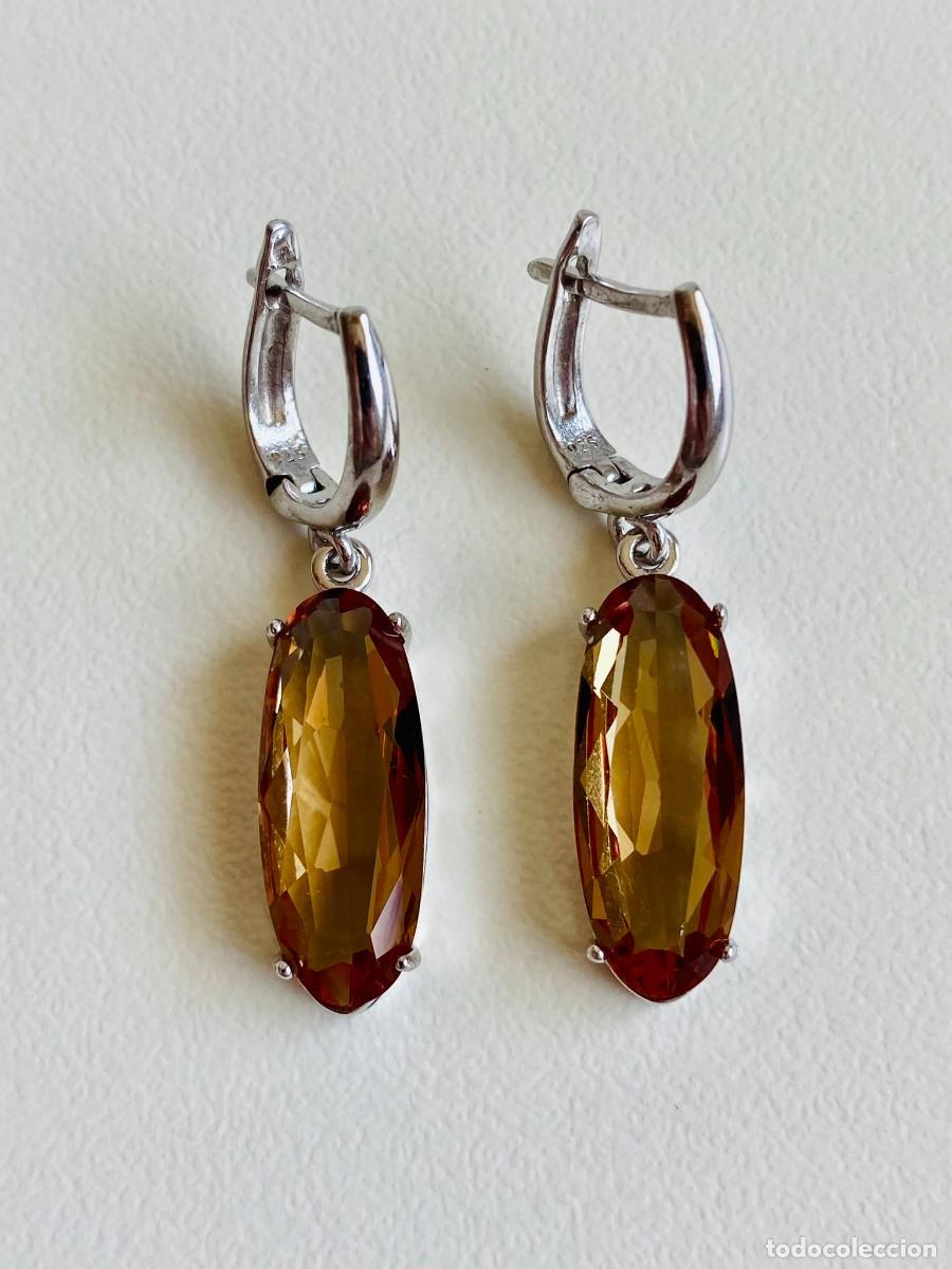 Joyeria: Pendientes, anillo y colgante de plata 925 - Foto 2