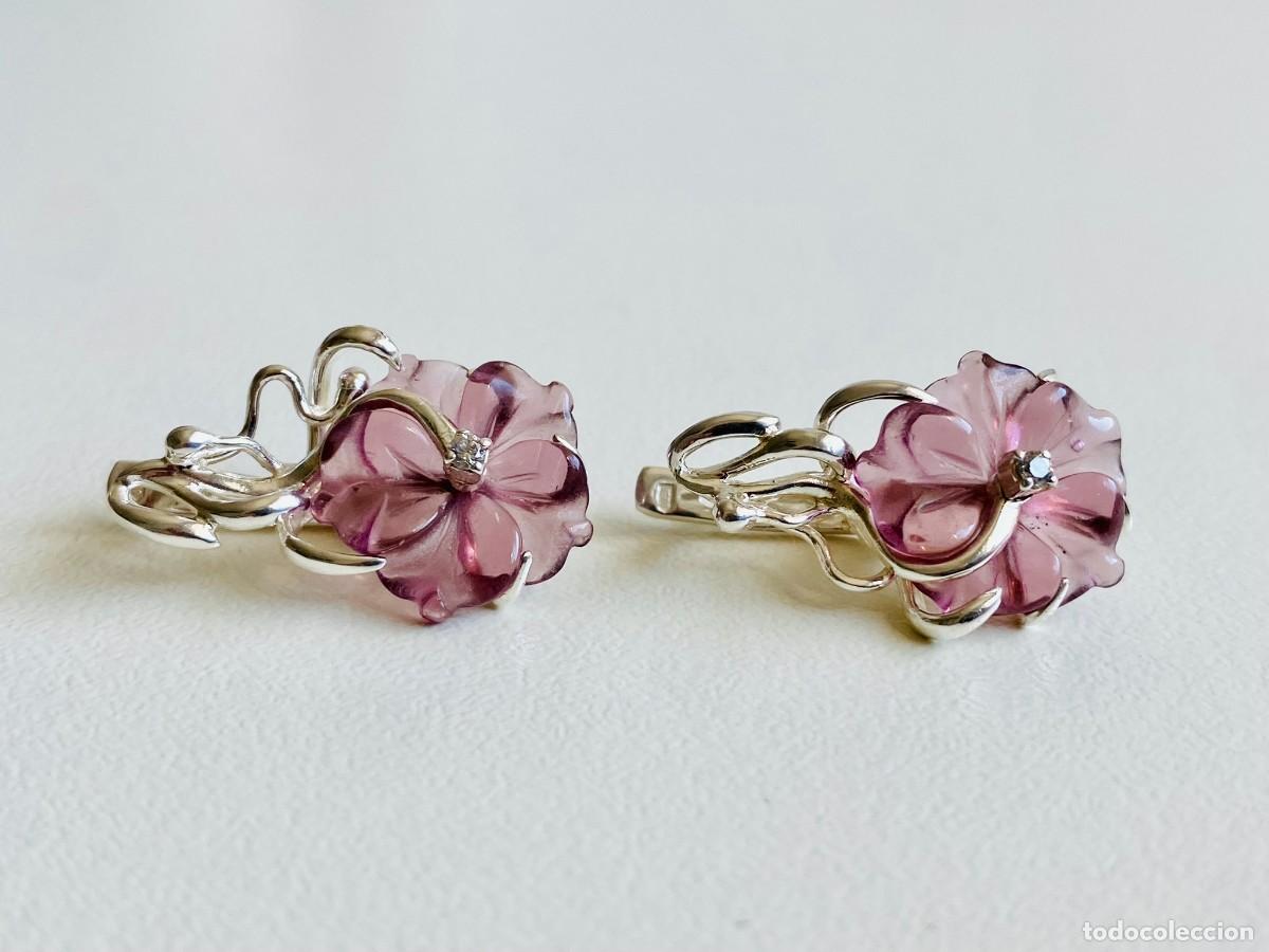 Joyeria: Pendientes y anillo de plata 925 - Foto 2