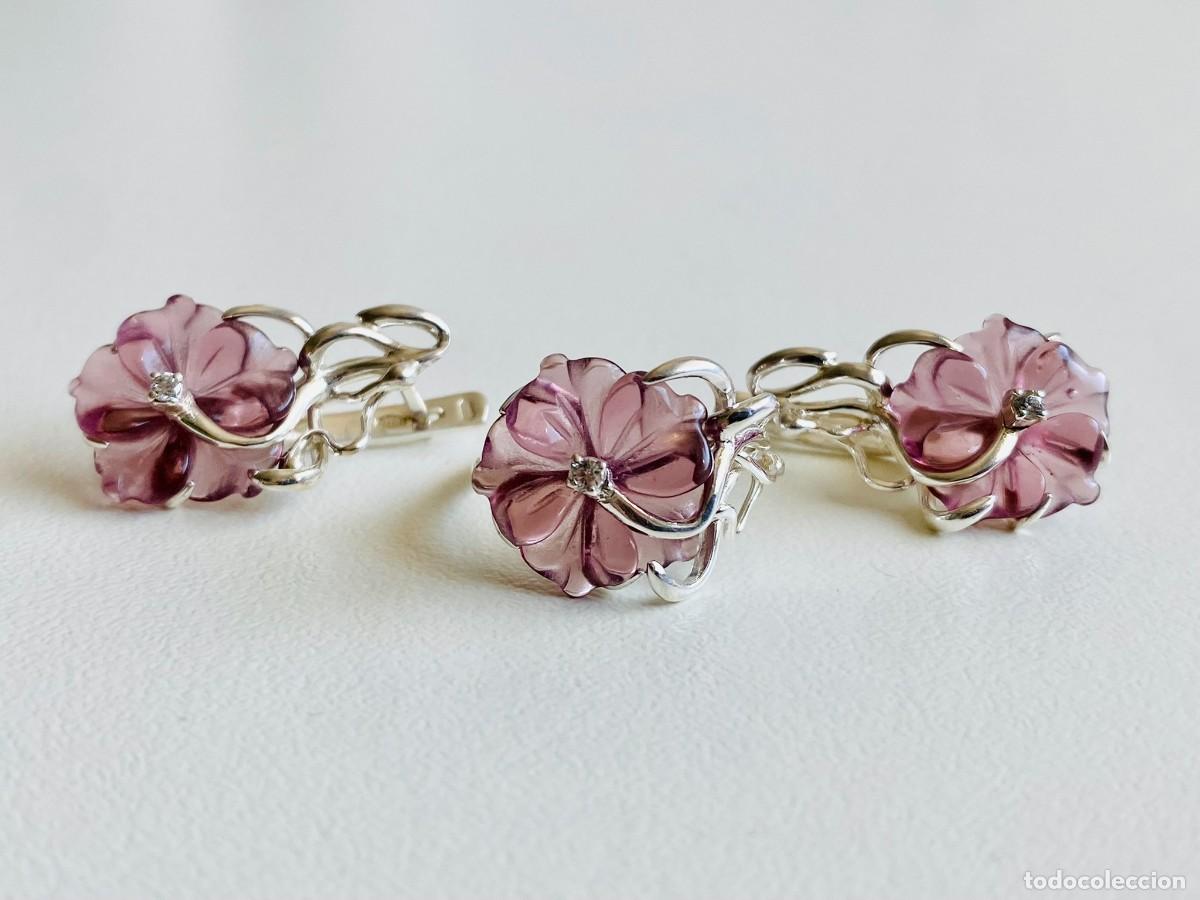 Joyeria: Pendientes y anillo de plata 925 - Foto 1