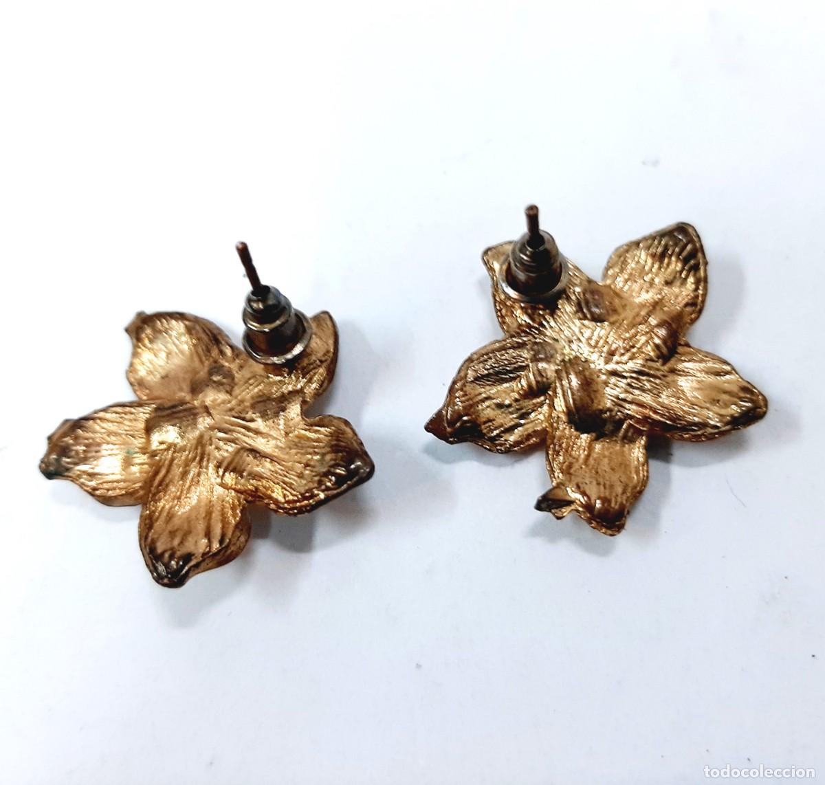 Joyeria: Pendientes de clip de flores(12.3) - Foto 4