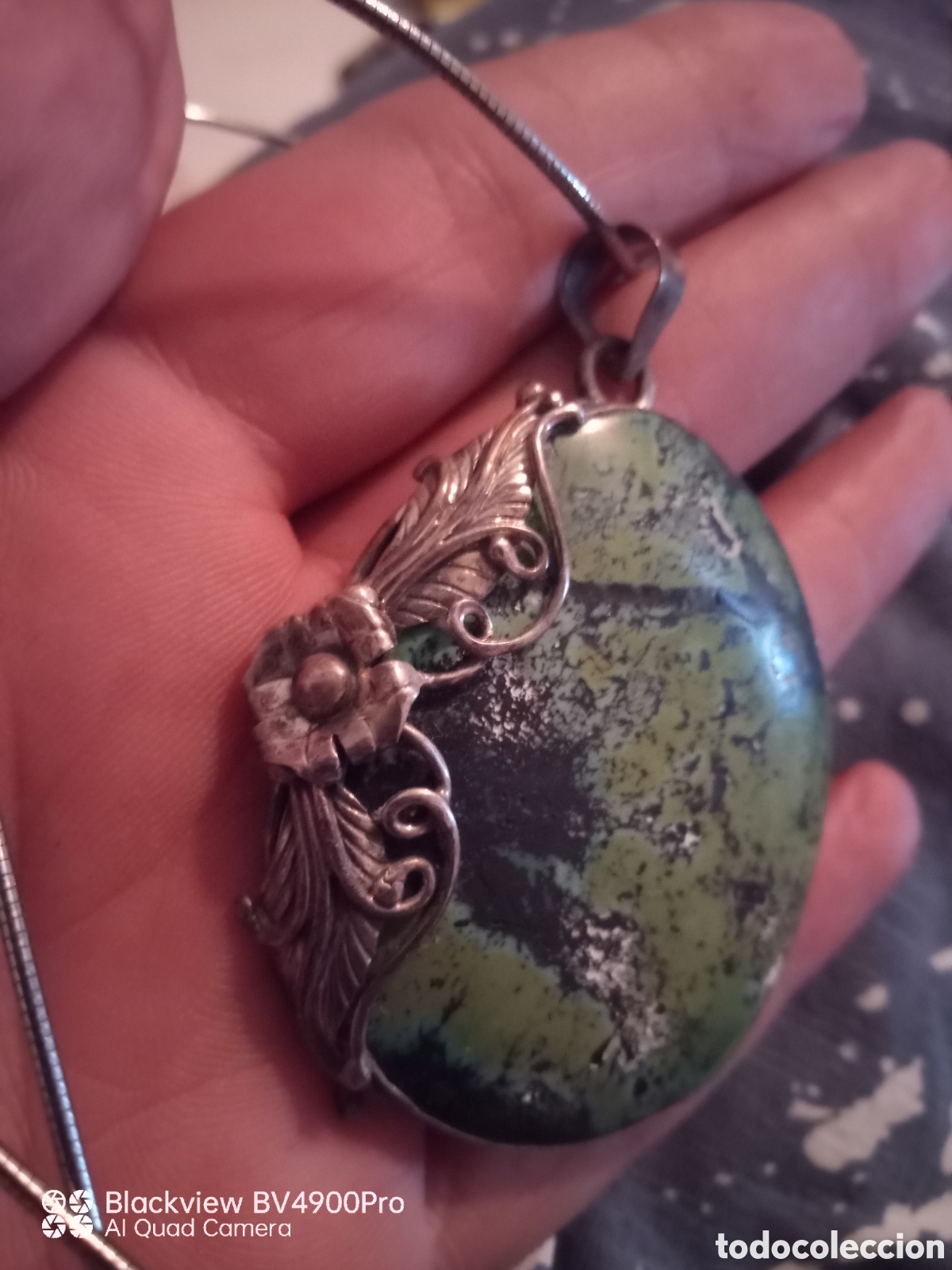 Pendentif Ancien En Argent Massif - Style Traditionnel - Antiquité
