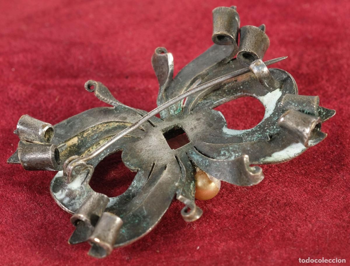 Joyeria: Broche en metal con aguamanil - Foto 2