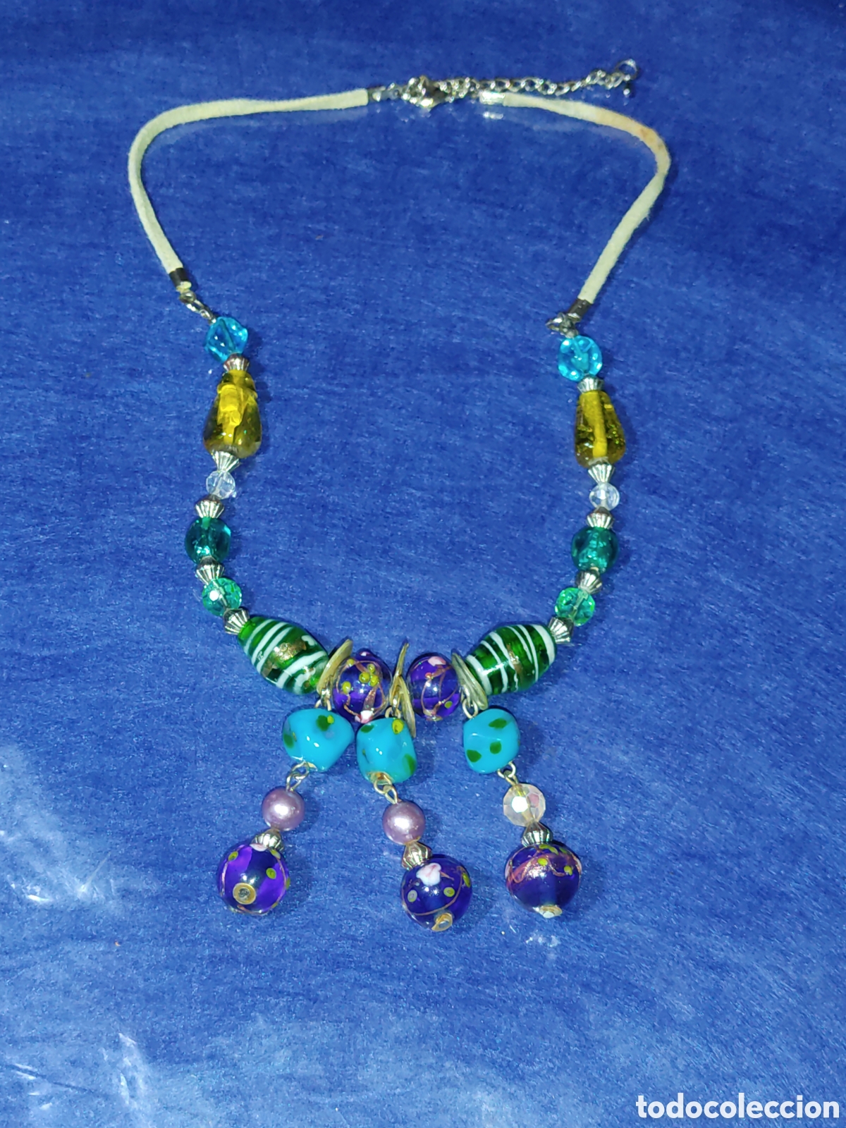 Joyeria: Collar de cristal de Murano.Vintage. - Foto 2