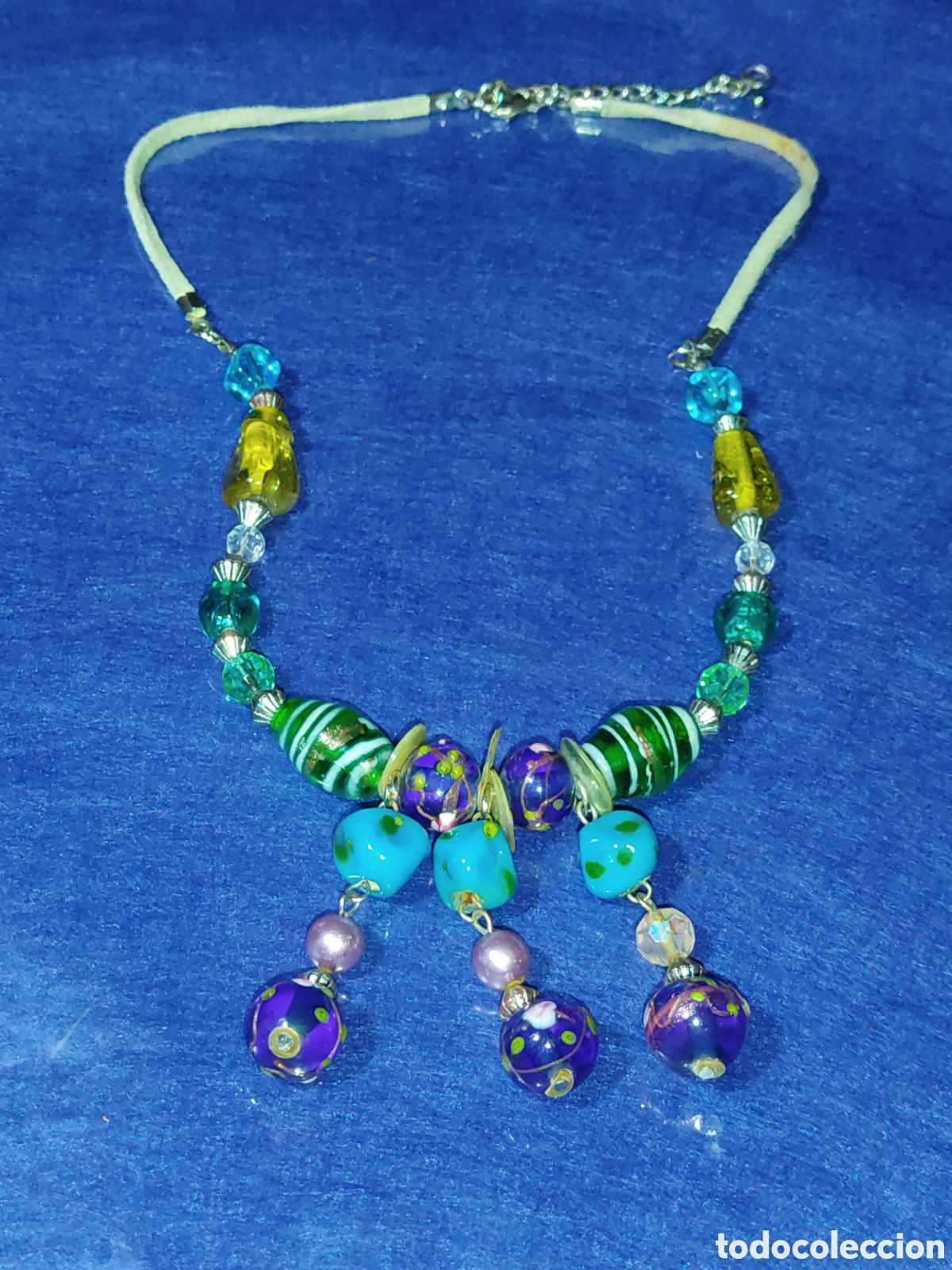 Joyeria: Collar de cristal de Murano.Vintage. - Foto 3