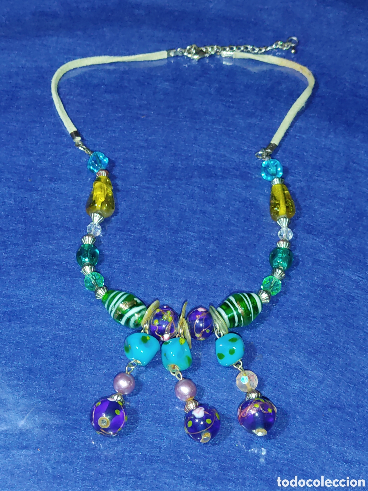 Joyeria: Collar de cristal de Murano.Vintage. - Foto 7