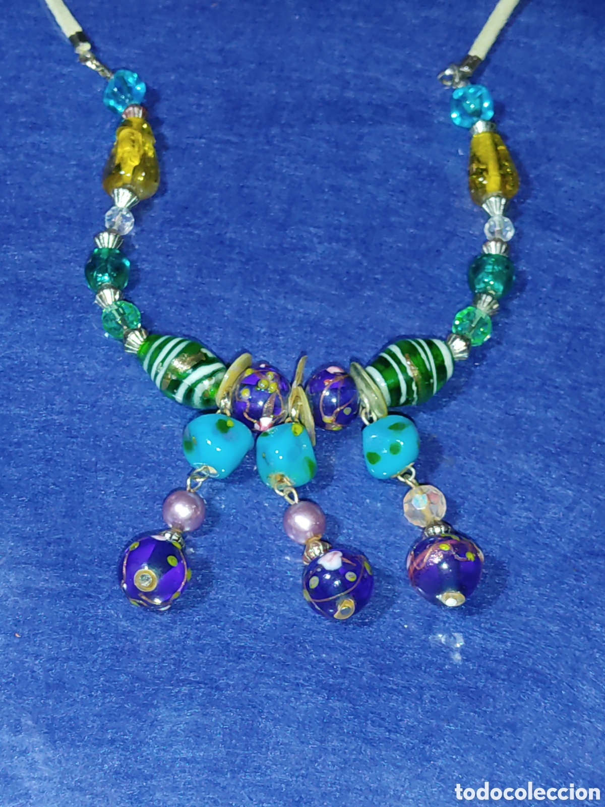 Joyeria: Collar de cristal de Murano.Vintage. - Foto 1