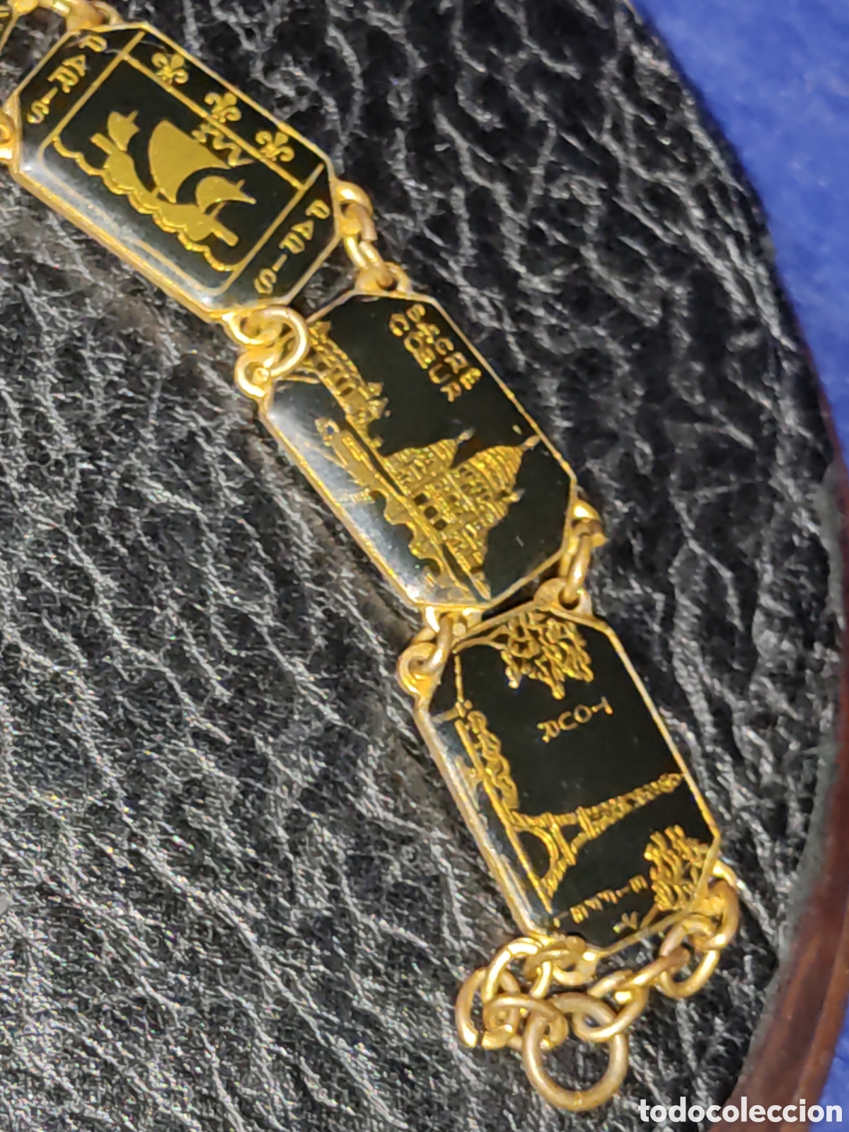 Joyeria: Antigua pulsera recuerdo de Par&iacute;s. - Foto 5