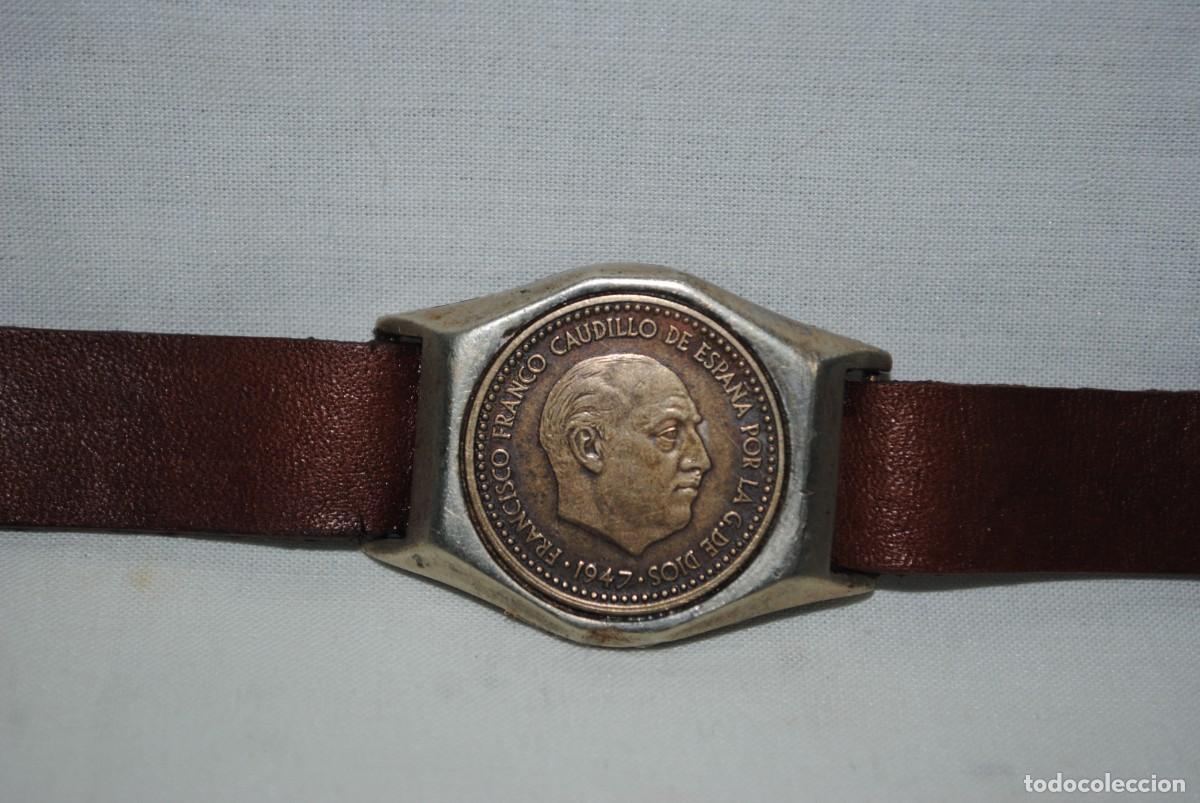 Joyeria: PULSERA DE CUERO CON LA CARA DE FRANCO . - Foto 1