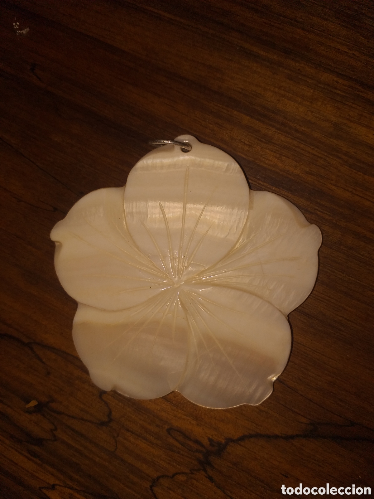 Joyeria: Colgante flor en nacar - Foto 4