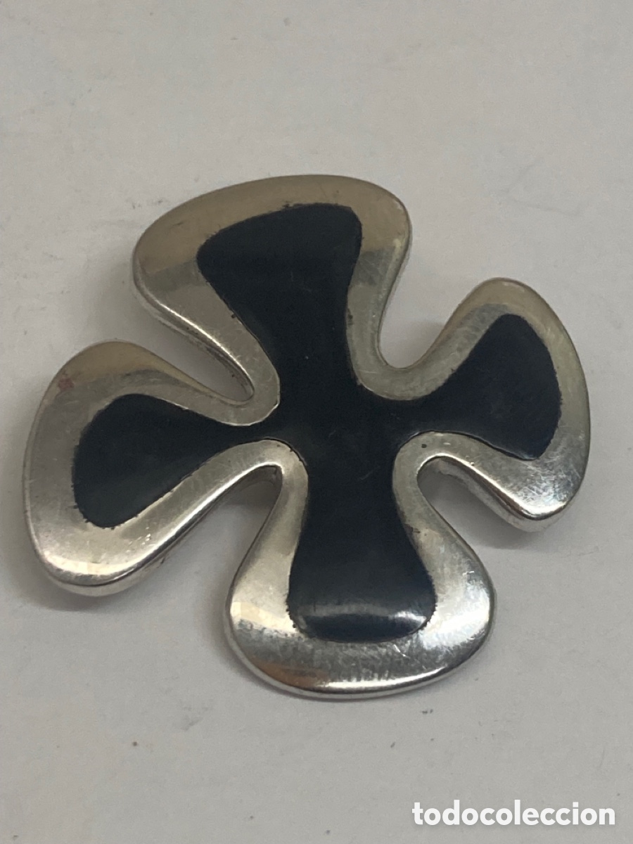Joyeria: Broche de plata esmaltado B22 - Foto 1