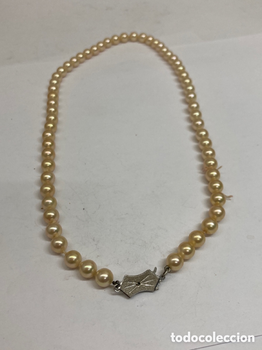 Joyeria: Collar de perlas y plata CC34 - Foto 2