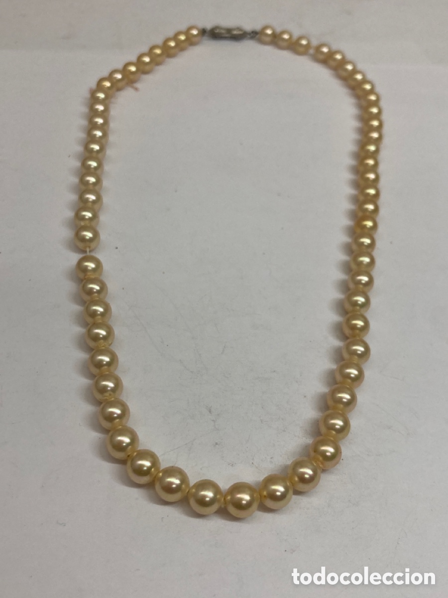 Joyeria: Collar de perlas y plata CC34 - Foto 1