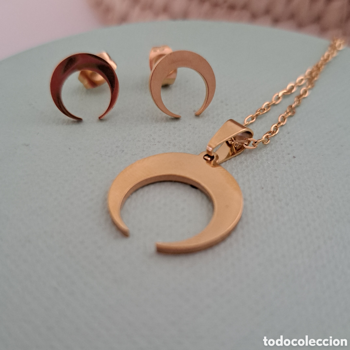 Joyeria: MAGN&Iacute;FICO CONJUNTO DE ACERO Y ORO. REF S4 C ORO - Foto 3