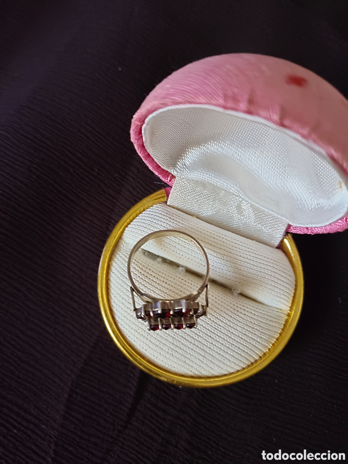 Joyeria: Anillo de plata con granates - Foto 2