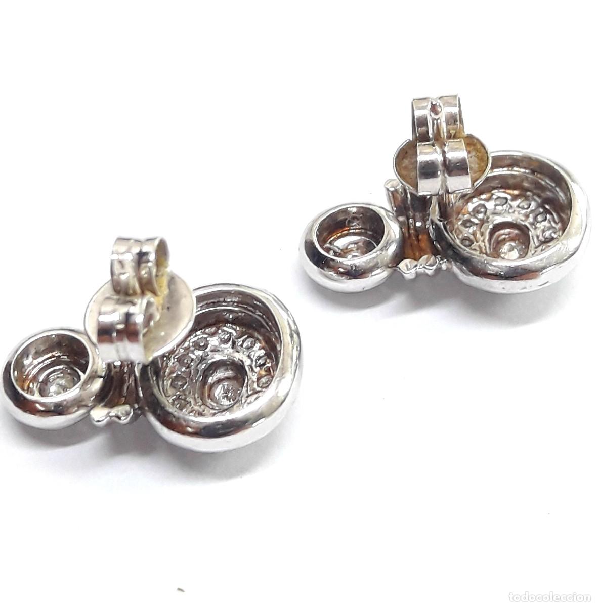 Joyeria: PENDIENTES DE ORO BLANCO Y DIAMANTES NUEVOS A ESTRENAR - Foto 8
