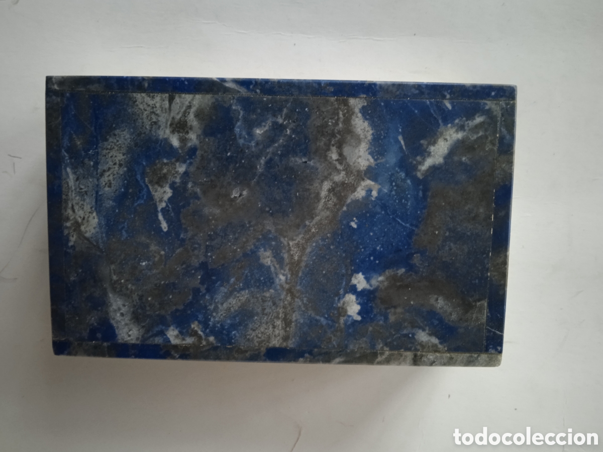 Joyeria: CAJA DE LAPISL&Aacute;ZULI Y ALPACA PLATEADA - Foto 5