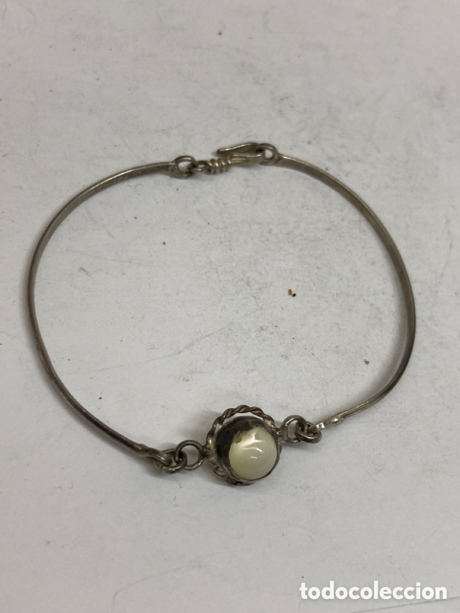 Joyeria: Pulsera de plata y n&aacute;car Pul77 - Foto 1