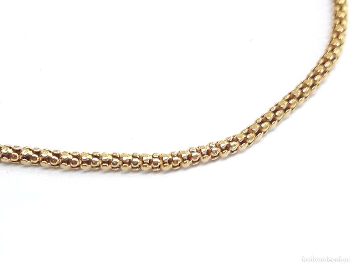Joyeria: FINA CADENA CORD&Oacute;N DE ORO DE LEY 50 CM - Foto 3