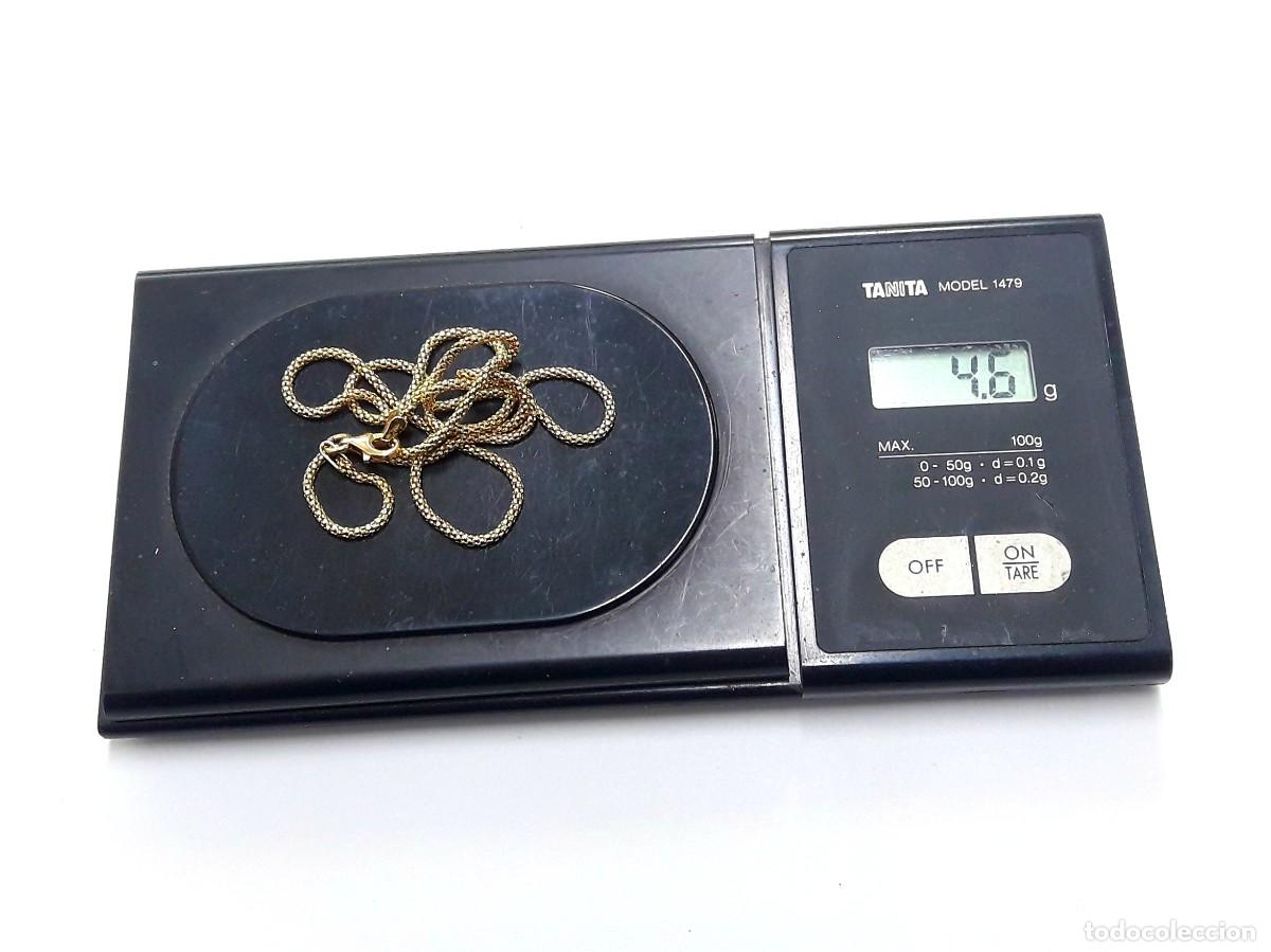 Joyeria: FINA CADENA CORD&Oacute;N DE ORO DE LEY 50 CM - Foto 8
