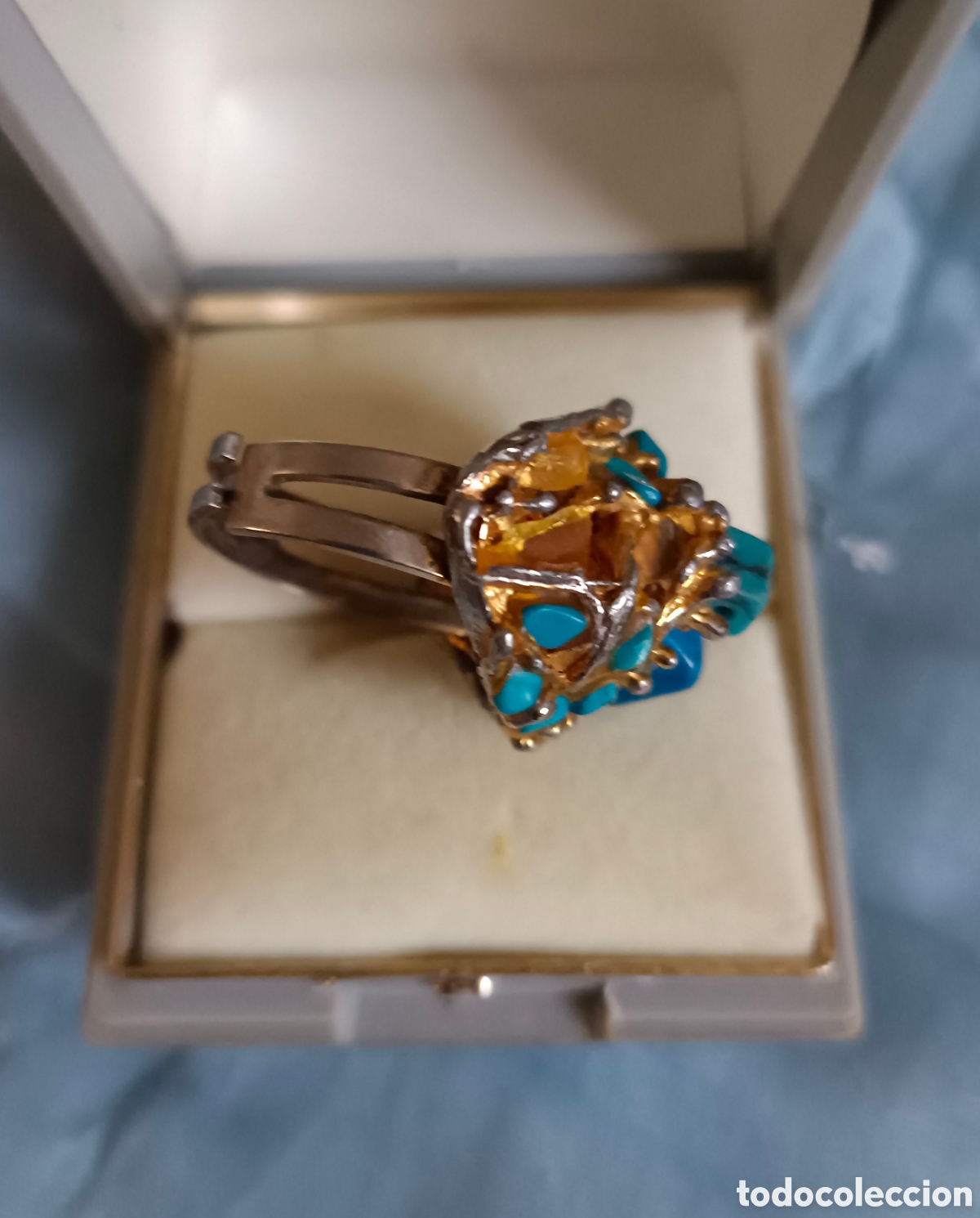 Joyeria: Anillo con piedras color turquesa - Foto 5