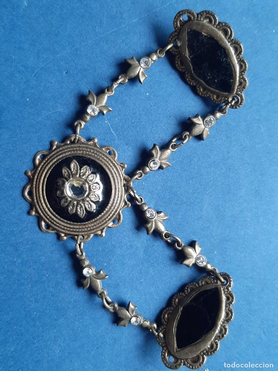 Joyeria: Broche antiguo en bronce a&ntilde;os 20 - Foto 2
